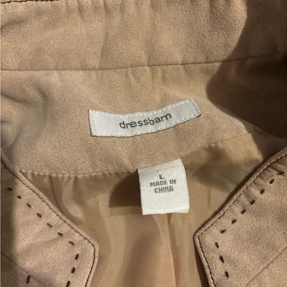 Dressbarn Beige Button-Up Jacket - Picture 3 of 3